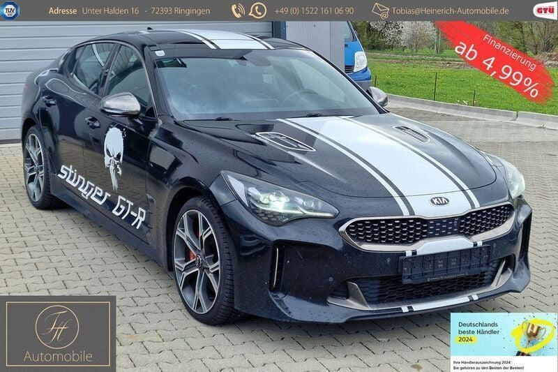Schwarz Gebraucht 2017 Kia Stinger 3 Limousine | 16.499 € - Bild 1/4
