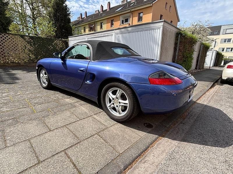 Gebraucht Porsche Boxster 204 PS (150 kW) 1998 Blau Cabrio