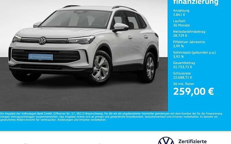 Weiß Gebraucht 2025 VW Tiguan SUV | 31.570 € (Superpreis) - Bild 1/4