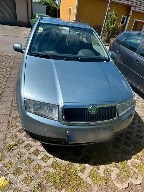 Blau Gebraucht 2003 Skoda Fabia Kombi | 489 € (Superpreis) - Bild 1/4