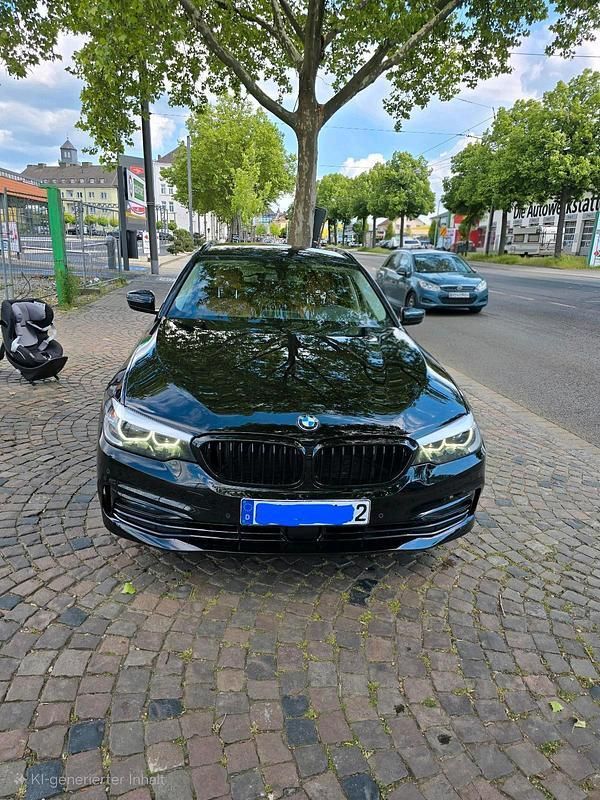 Schwarz Gebraucht 2018 BMW 520 Shadowline Kombi | 19.300 € (Guter Preis) - Bild 1/4