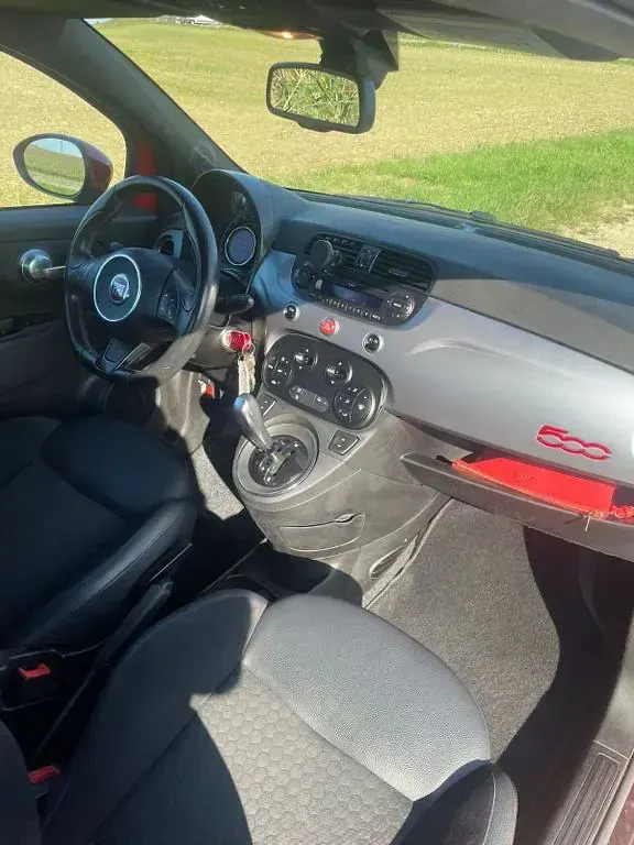 Usata Fiat 500S 86 CV (63 kW) 2014 Rosso Cabrio