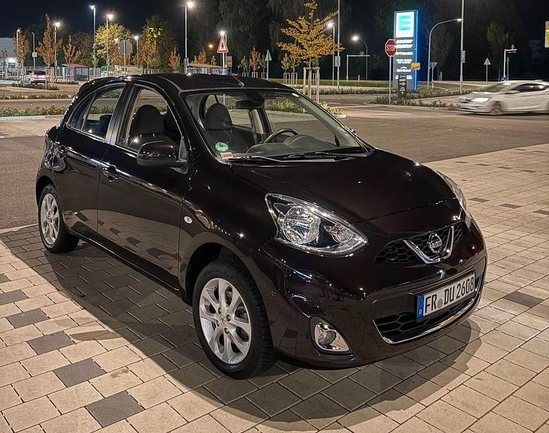 Violet Gebraucht 2015 Nissan Micra Kleinwagen | 6.900 € (Fairer Preis) - Bild 1/4