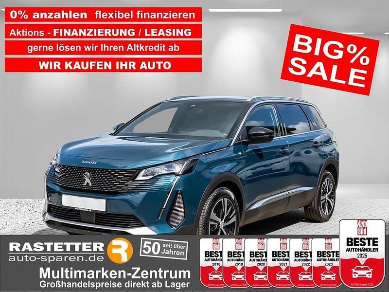 Celebes blau/perla nera schwarz Gebraucht 2024 Peugeot 5008 GTi Van / Kleinbus | 29.380 € (Fairer Preis) - Bild 1/4