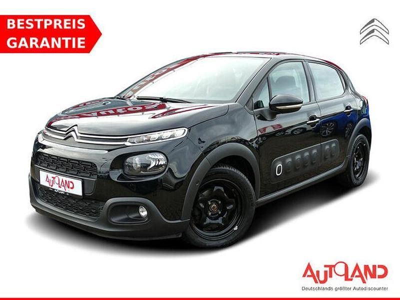 Schwarz Gebraucht 2017 Citroën C3 Shine Limousine | 11.990 € (Teuer) - Bild 1/4