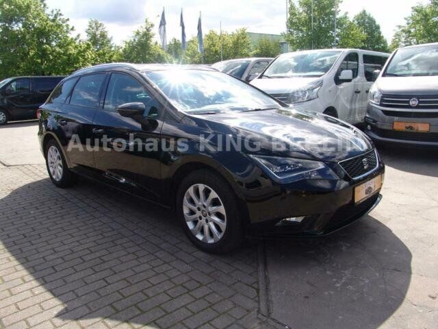 Gebraucht Seat Leon ST Style 110 PS (80 kW) 2015 Schwarz metallic Kombi