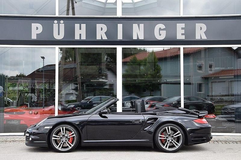 Schwarz Gebraucht 2010 Porsche 911 Turbo Cabriolet Sport Cabrio | 107.900 € (Fairer Preis) - Bild 1/4