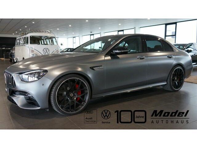 Grau Gebraucht 2021 Mercedes E63 AMG AMG Limousine | 84.900 € - Bild 1/4