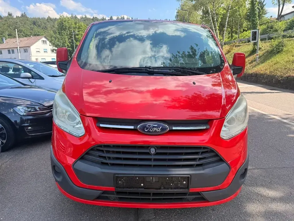 Gebraucht Ford Transit Custom Trend 125 PS (91 kW) 2012 Rot Van / Kleinbus