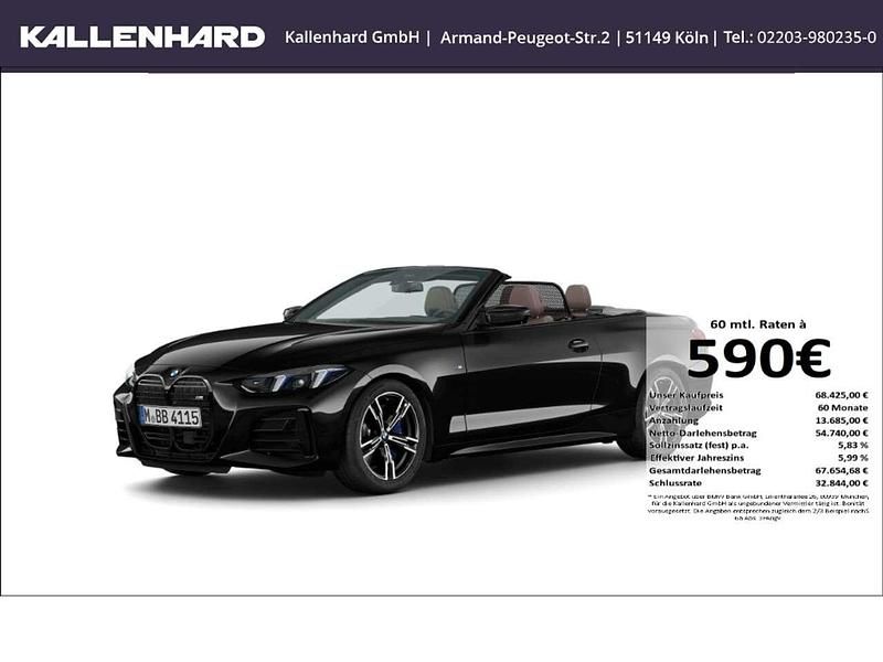 Black sapphire metallic Gebraucht 2025 BMW 440 M Sport Cabrio | 68.425 € (Teuer) - Bild 1/3