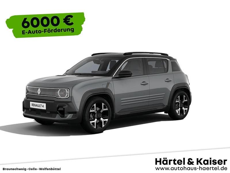 Schiefergrau mit schwarzem dach (grau) Neu 2025 Renault 4 E-Tech Komfort SUV | 34.399 € (Fairer Preis) - Bild 1/3