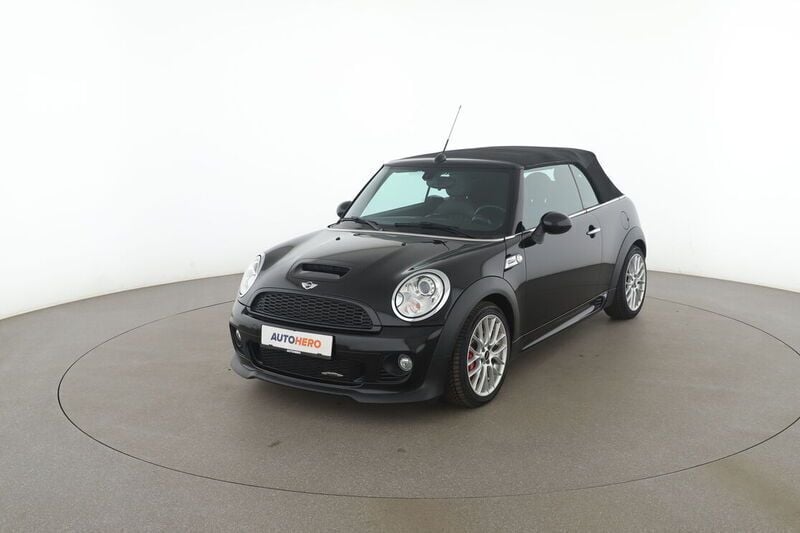 Schwarz Gebraucht 2014 Mini John Cooper Works Cabriolet Cabrio | 16.790 € (Etwas zu teuer) - Bild 1/4