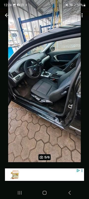 Gebraucht BMW 316 Compact 115 PS (84 kW) 2002 Schwarz Kleinwagen