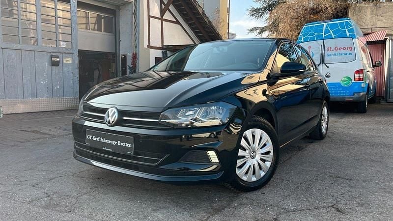 Ebenholzschwarz Gebraucht 2019 VW Polo Kleinwagen | 9.490 € (Guter Preis) - Bild 1/4