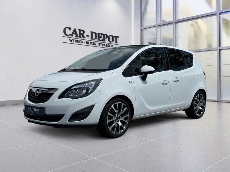 Weiß Gebraucht 2011 Opel Meriva Color Edition Van / Kleinbus | 6.499 € (Fairer Preis) - Bild 1/4