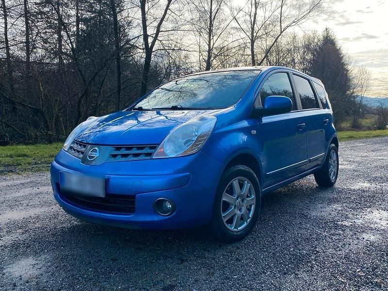 Gebraucht Nissan Note 110 PS (80 kW) 2008 Blau Kleinwagen