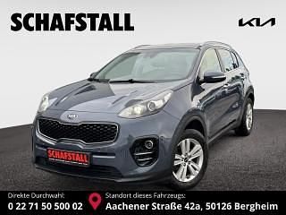 Blau (planet blue) Gebraucht 2017 Kia Sportage DREAM-TEAM Edition SUV | 12.979 € (Fairer Preis) - Bild 1/4