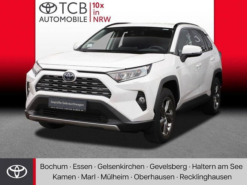 Schneeweiß Gebraucht 2021 Toyota RAV4 Hybrid Plus SUV | 30.589 € (Guter Preis) - Bild 1/4