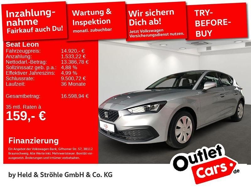 Urban silber metallic Gebraucht 2022 Seat Leon Reference Limousine | 14.450 € (Superpreis) - Bild 1/3