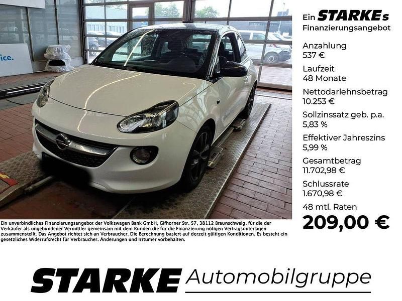 Weiß Gebraucht 2019 Opel Adam Kleinwagen | 10.790 € (Fairer Preis) - Bild 1/4