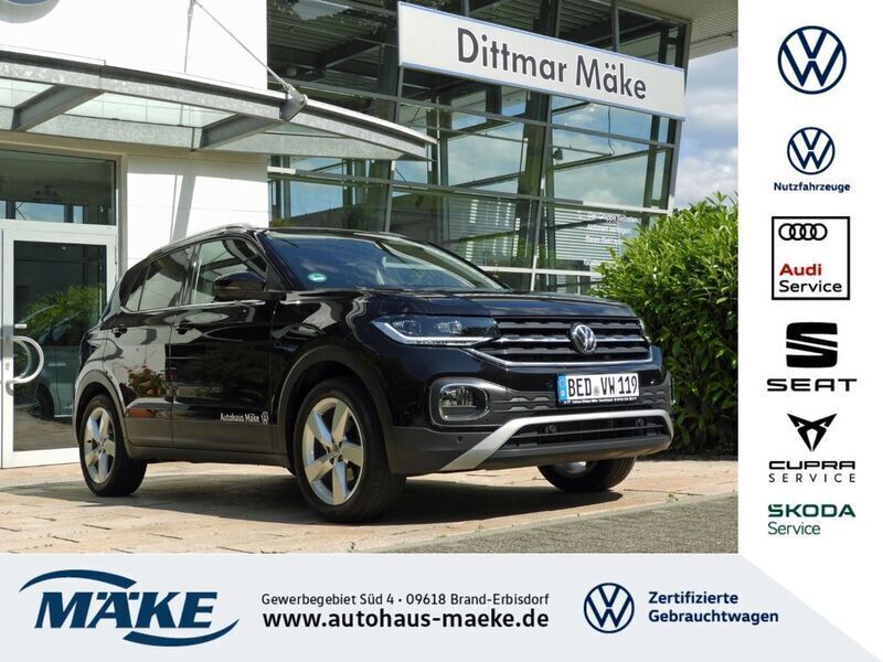 Deep black perleffekt (metallic) Gebraucht 2019 VW T-Cross Style SUV | 18.990 € (Fairer Preis) - Bild 1/4