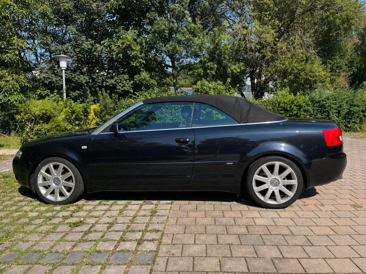 Gebraucht Audi Cabriolet Comfort 163 PS (119 kW) 2004 Schwarz Cabrio