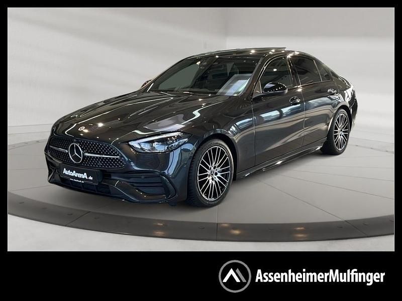 Grau Gebraucht 2023 Mercedes C300 AMG Limousine | 46.108 € (Teuer) - Bild 1/4