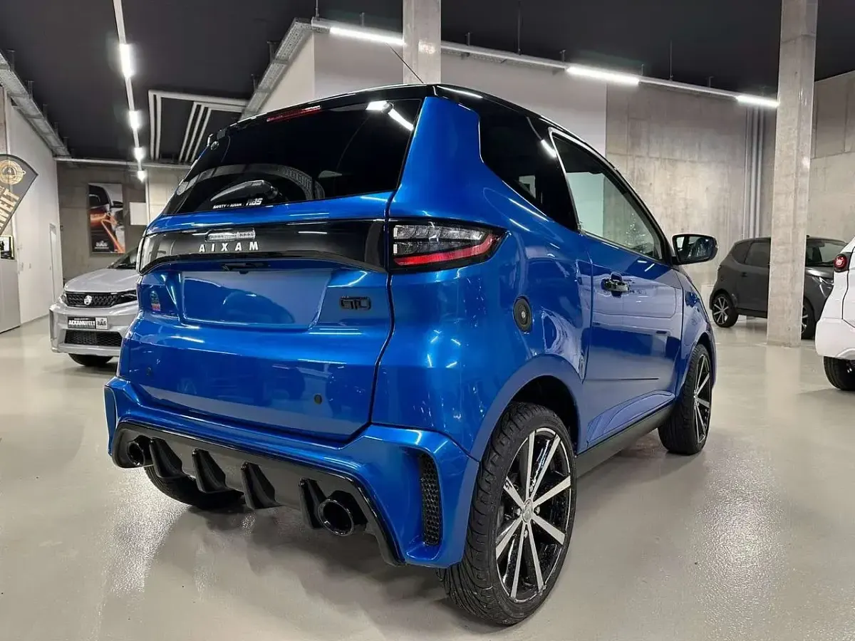 Neu Aixam City GTO 2025 Blau Kleinwagen