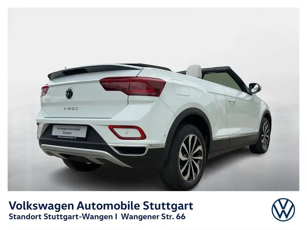 Gebraucht VW T-Roc Cabriolet Style 150 PS (110 kW) 2022 Weiß Cabrio