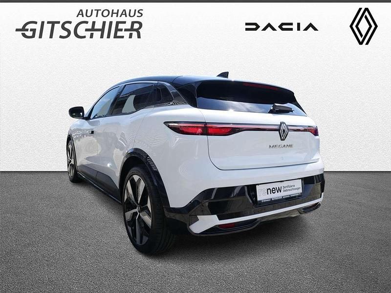 Gebraucht Renault Megane E-Tech Techno 160 kW (218 PS) 2022 Arktisweiß, dach black pearlsc Limousine