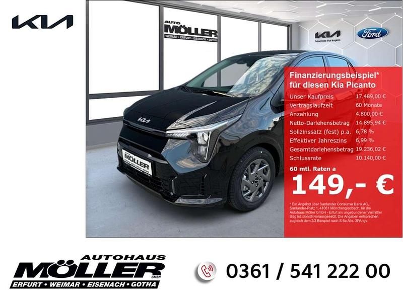 Schwarz Neu 2025 Kia Picanto Vision Kleinwagen | 17.489 € (Fairer Preis) - Bild 1/4