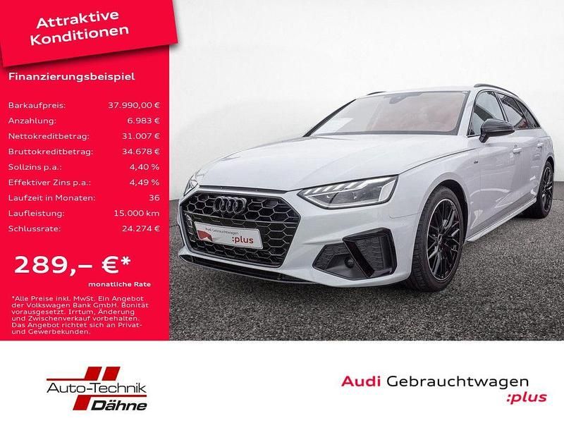 Weiß Gebraucht 2024 Audi A4 S-Line Kombi | 37.990 € (Fairer Preis) - Bild 1/4