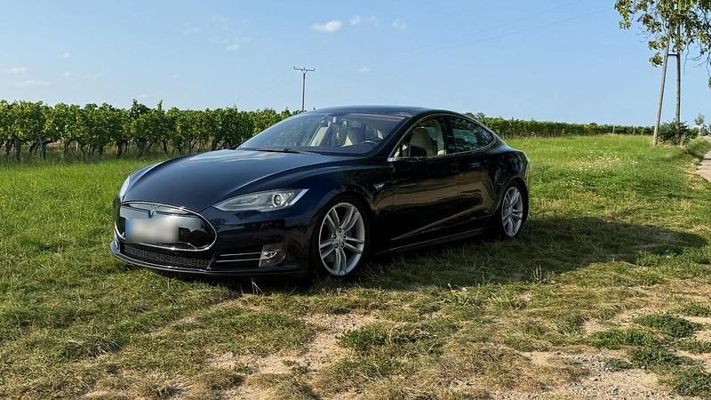 Gebraucht Tesla Model S 269 kW (367 PS) 2013 Blau Kleinwagen