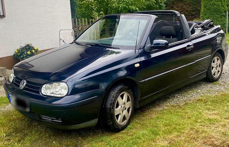 Blau Gebraucht 2000 VW Golf Cabriolet Cabrio | 500 € (Superpreis) - Bild 1/4