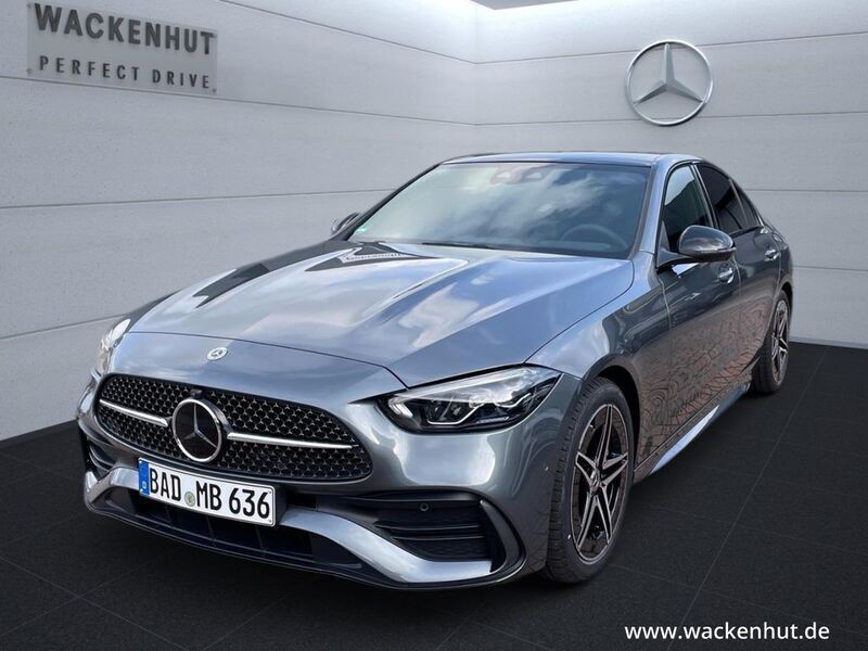 Selenitgrau metalliclack Gebraucht 2024 Mercedes C220 AMG Limousine | 47.900 € (Teuer) - Bild 1/4