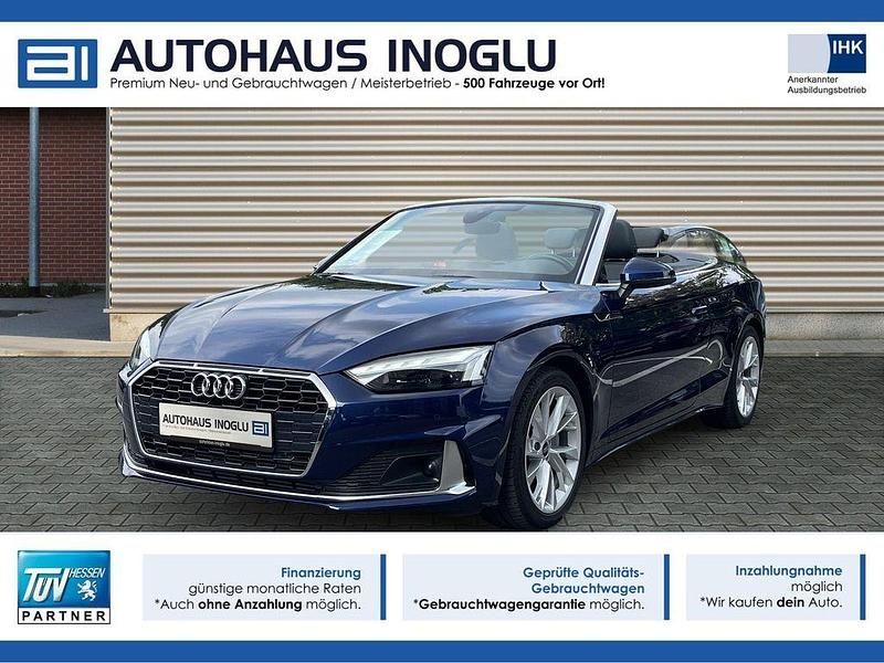 Navarrablau metallic Gebraucht 2024 Audi A5 Cabriolet Advanced Cabrio | 41.480 € (Superpreis) - Bild 1/4