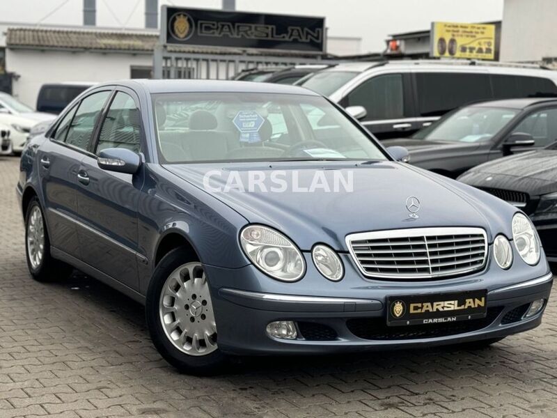 Blau Gebraucht 2003 Mercedes E200 Elegance Limousine | 7.998 € (Teuer) - Bild 1/4