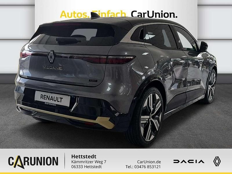 Gebraucht Renault Megane E-Tech Iconic 160 kW (218 PS) 2024 Dolomitgrau, black pearlschw Limousine