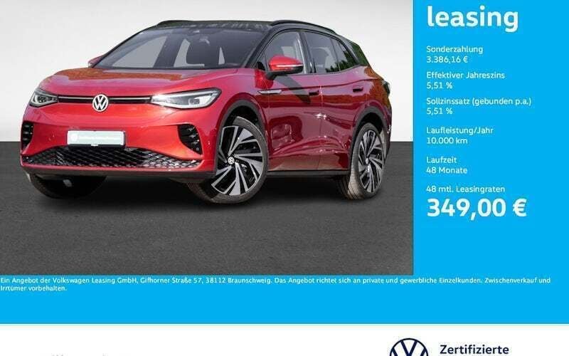 Rot Gebraucht 2022 VW ID.4 GTX SUV | 34.822 € (Guter Preis) - Bild 1/4
