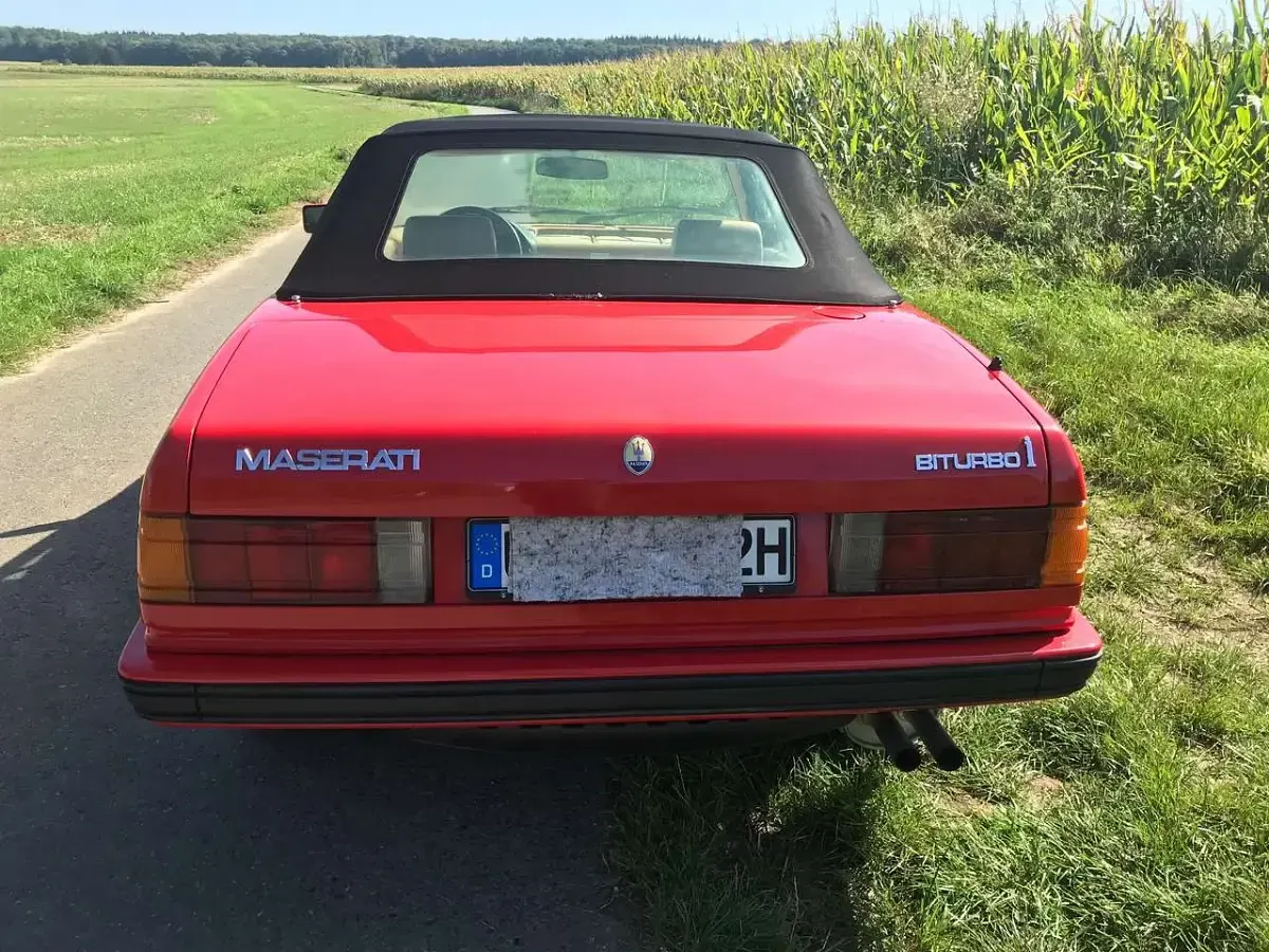 Gebraucht Maserati Biturbo 188 PS (138 kW) 1988 Rot Cabrio