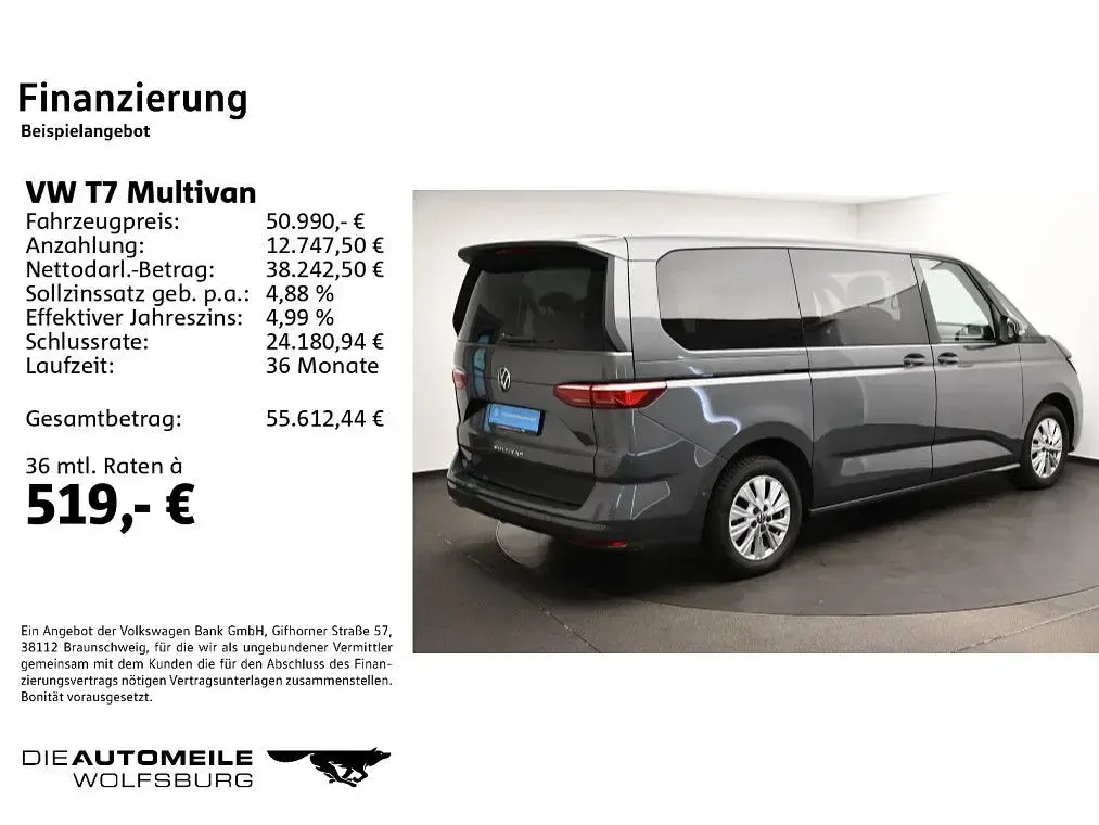 Gebraucht VW Multivan Life 150 PS (110 kW) 2025 Grau Van / Kleinbus