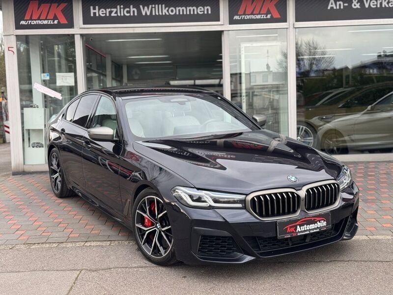 Schwarz Gebraucht 2022 BMW M550 Performance Limousine | 39.990 € (Superpreis) - Bild 1/4