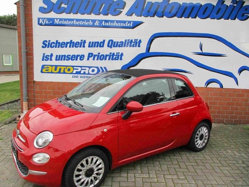 Rot Gebraucht 2016 Fiat 500 Lounge Kleinwagen | 8.390 € (Fairer Preis) - Bild 1/4