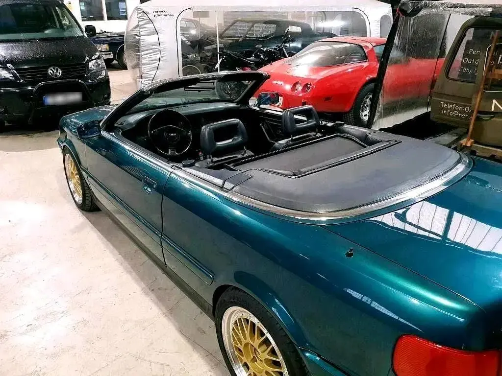 Gebraucht Audi Cabriolet 150 PS (110 kW) 1994 Grün Cabrio