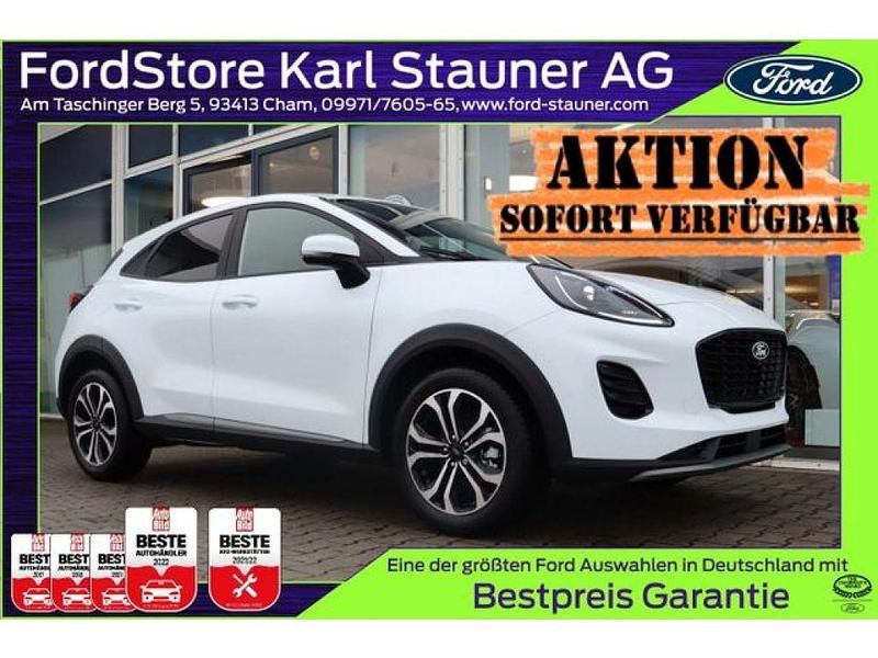 Frozen white Gebraucht 2025 Ford Puma Titanium SUV | 21.680 € (Superpreis) - Bild 1/4