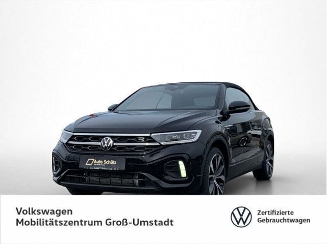 Deep black perleffekt / schwarz Gebraucht 2024 VW T-Roc Cabriolet R-line Cabrio | 39.980 € (Teuer) - Bild 1/4