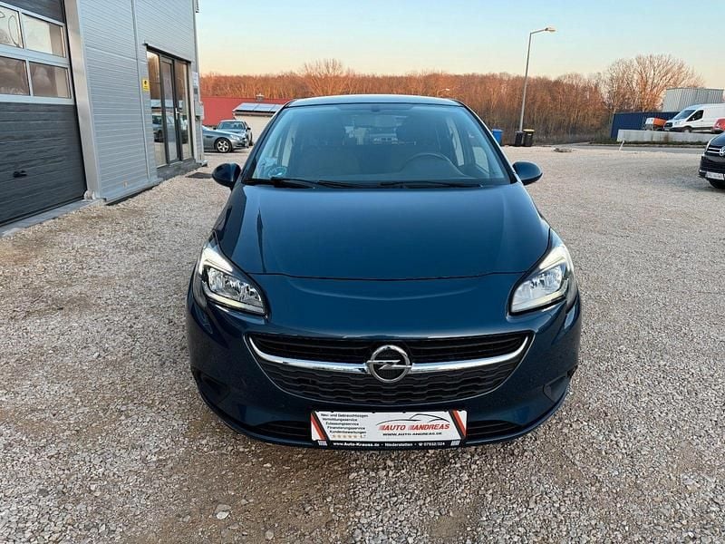 Blau Gebraucht 2015 Opel Corsa Edition Kleinwagen | 3.980 € (Superpreis) - Bild 1/4
