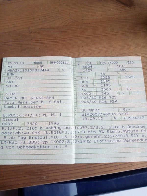 Gebraucht BMW 318 143 PS (105 kW) 2013 Schwarz Kombi