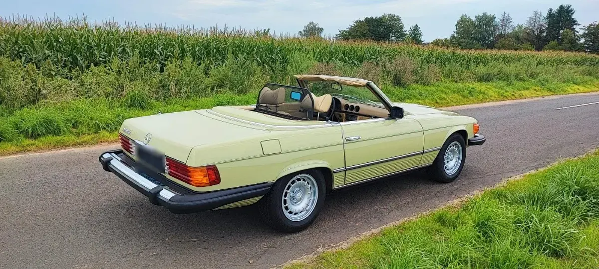 Gebraucht Mercedes SL450 204 PS (150 kW) 1976 Grün Cabrio