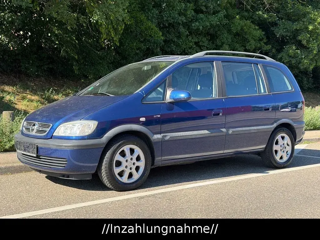 Gebraucht Opel Zafira Elegance 101 PS (74 kW) 2004 Blau Van / Kleinbus